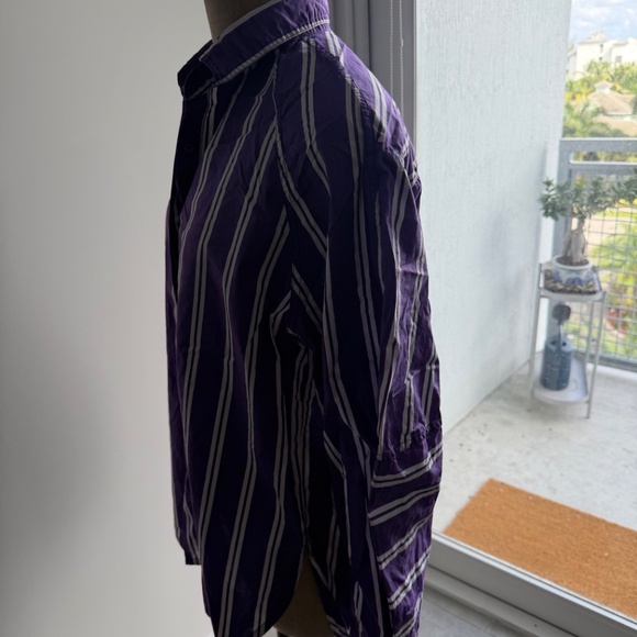 Mikoh Paseo Shirt in Current Aura Size 2 - Picture 4 of 6